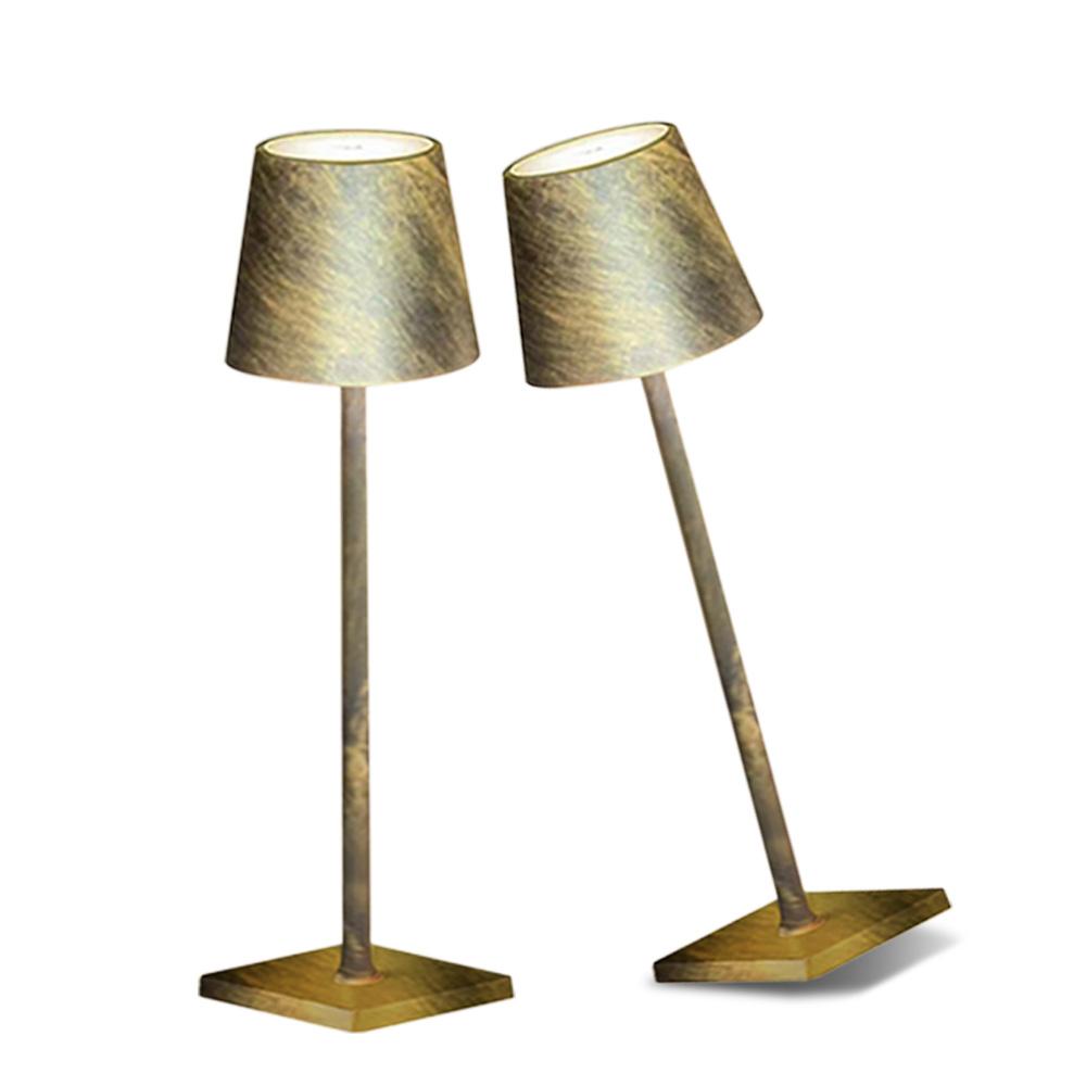 2 шт. Перезаряжаемая светодиодная настольная лампа, сенсорный выключатель, 3 уровня яркости, диммируемые настольные лампы, бар, клуб, ужин, креативное декоративное окружающее освещение