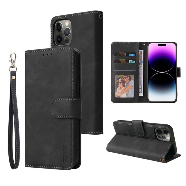 Кожаный чехол-кошелёк Zzxx с магнитным ремешком для Iphone 14 Pro Max 13 Pro Max 12 Pro Max 11 Pro X Xr Xs Max 8 7 6 6s Plus