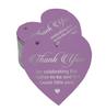 Inkdotpot 100 Pack Thank You For Celebrating The Mother To Be Baby Shower Favor Paper Tag Craft Real Silver Foil Hang