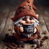 Resin Coffee Gnome Handmade Coffee Mini Desktop Decor New Dwarf Figurine
