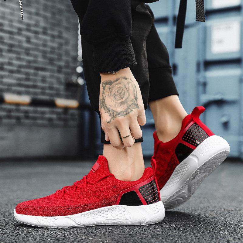 Весенние красные кроссовки для мужчин, сверхлегкие кроссовки унисекс, дышащие кроссовки для спортзала, женские кроссовки для профессиональных гонок на открытом воздухе для мужчин