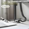 Зажимная конструкция Рукав для кабеля со спиральным каркасом Четыре входа Регулируемая по высоте Организация проводов Рабочее место Структура позвоночника