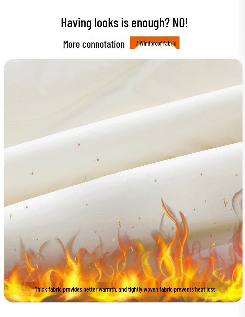 Стильная унисекс пуховая куртка с капюшоном - Вдохновленная культовым стилем утки, 85% белого утиного пуха