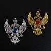 Retro Wing Metal Pin Vintage Eagle Badge Brooch Crown Lapel Pin Men Accessory