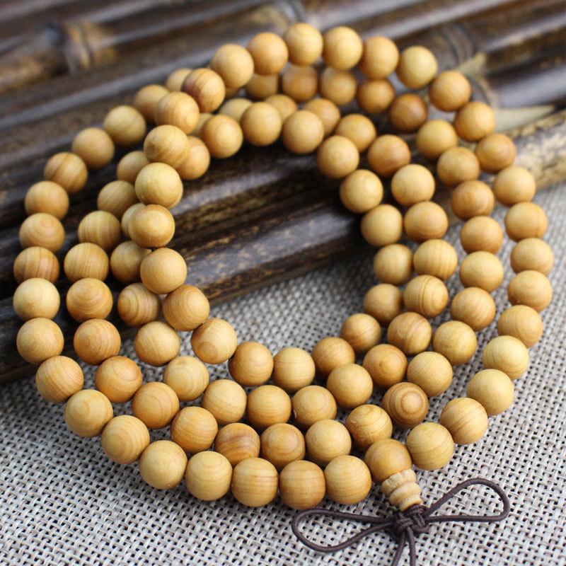 «Браслет Taihang Aged Scars 108 Bead Thuja, парные украшения унисекс»