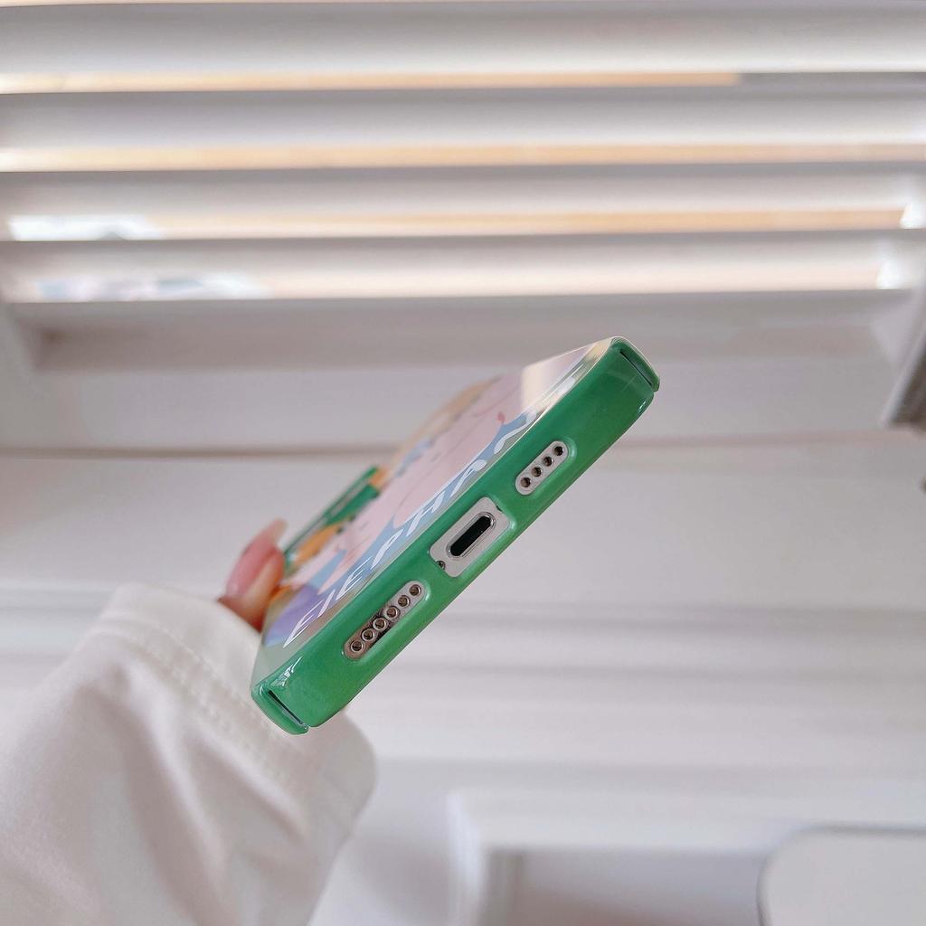 Cartoon Elephant Ins Round Cute Animal Phone Case For Iphone 14 Promax Plus Xsmax Xr X 11 13 12 Pro Max Lovely Pc Hard Back Capa