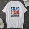 Freedom Charlie Kirk Tshirt Loose Casual FemaleMale Tshirts Unisex Streetwear Protest American Fashion Unisex T Shirts