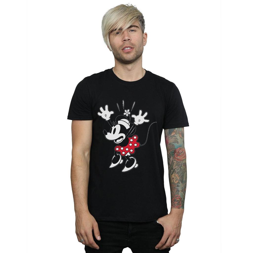 Disney Mens Minnie Mouse Surprise T-Shirt