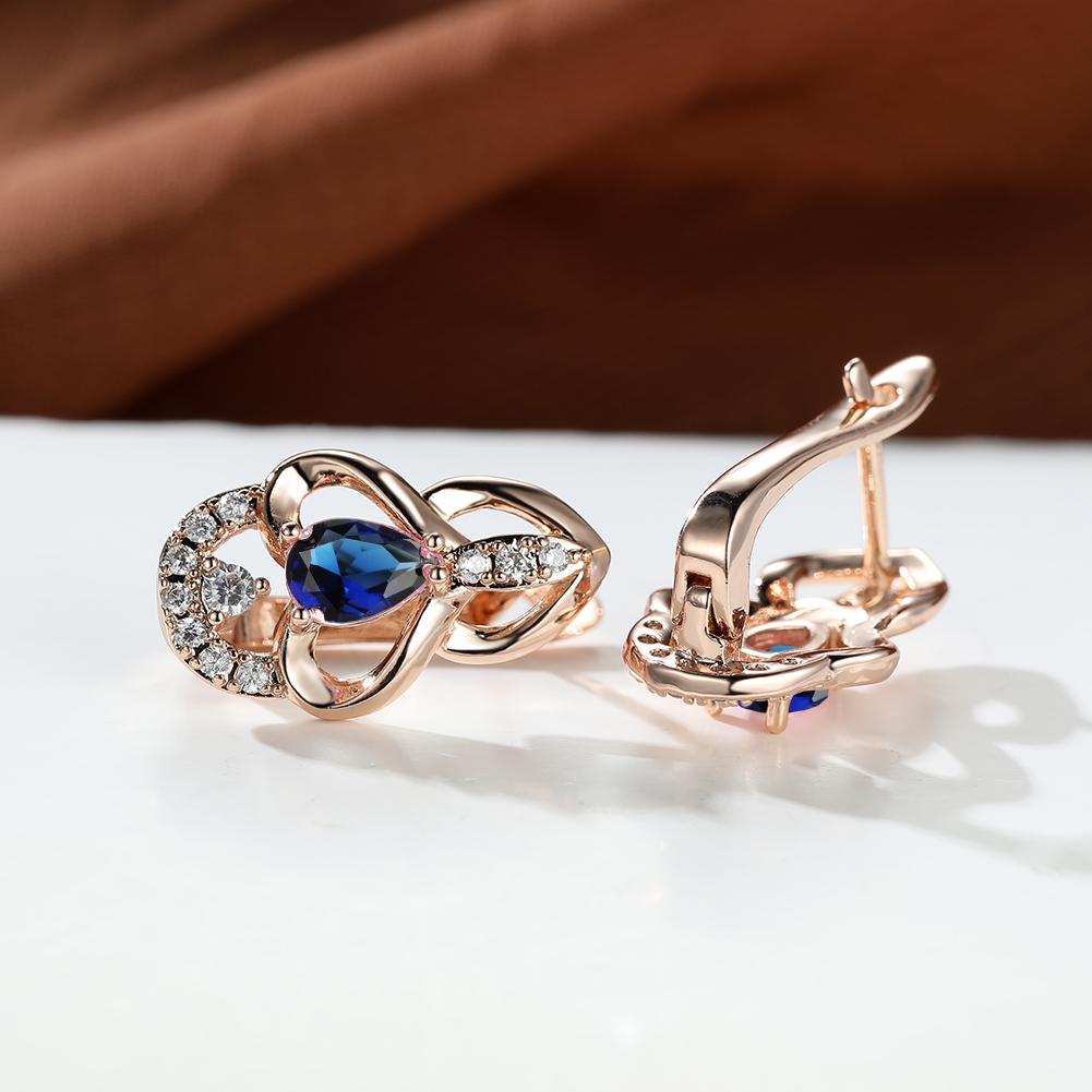 Изысканные женские серьги-гвоздики белого цвета, цвета морской волны, фиолетовый камень, серьги-крючки в форме сердца, полые серьги, подарок на годовщину свадьбы, День святого Валентина