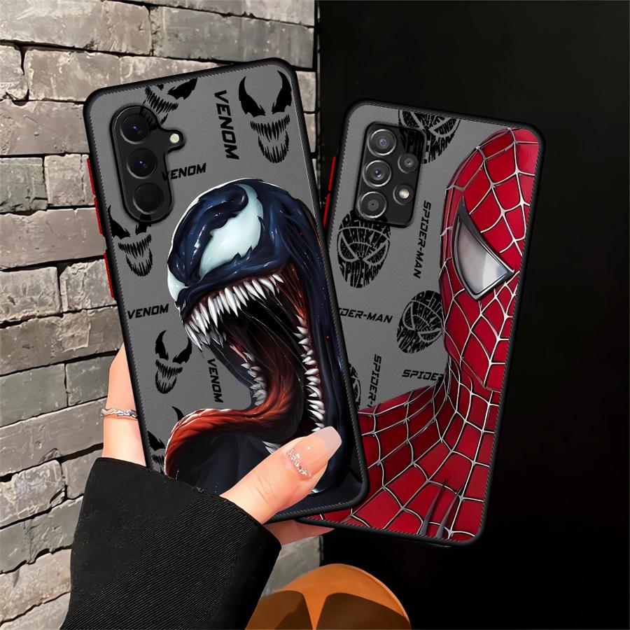 Чехол Marvels Spider-Man Venom для Samsung Galaxy A16 A52S A72 A53 A35 A14 A23 A15 A54 A17 A52 A34 A36 A73 A33 A56 A55 Телефон