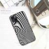 Black White Checkered Phone Case For IPhone 13 12 11 XS X 8 7 6 Plus Mini Pro Max SE 2022 Black Phone Cover