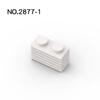 20 шт. Детали MOC 2877 Кирпич Модифицированный 1x2 с решеткой / рифленым профилем Совместимый кирпич DIY Строительный блок Частица Игрушка для детей Подарок