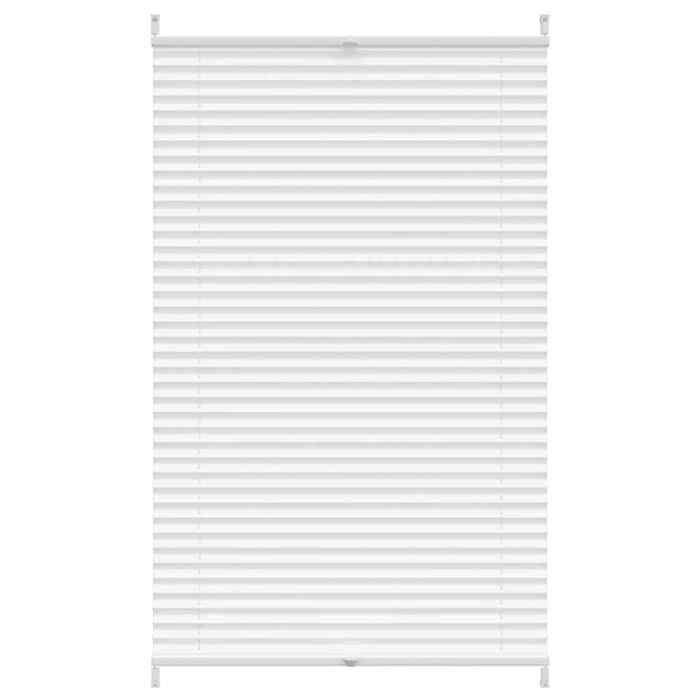 VidaXL Store Plissé Blanc 90x150cm Fenêtre Occultant Tamisant Store Enrouleur 240607