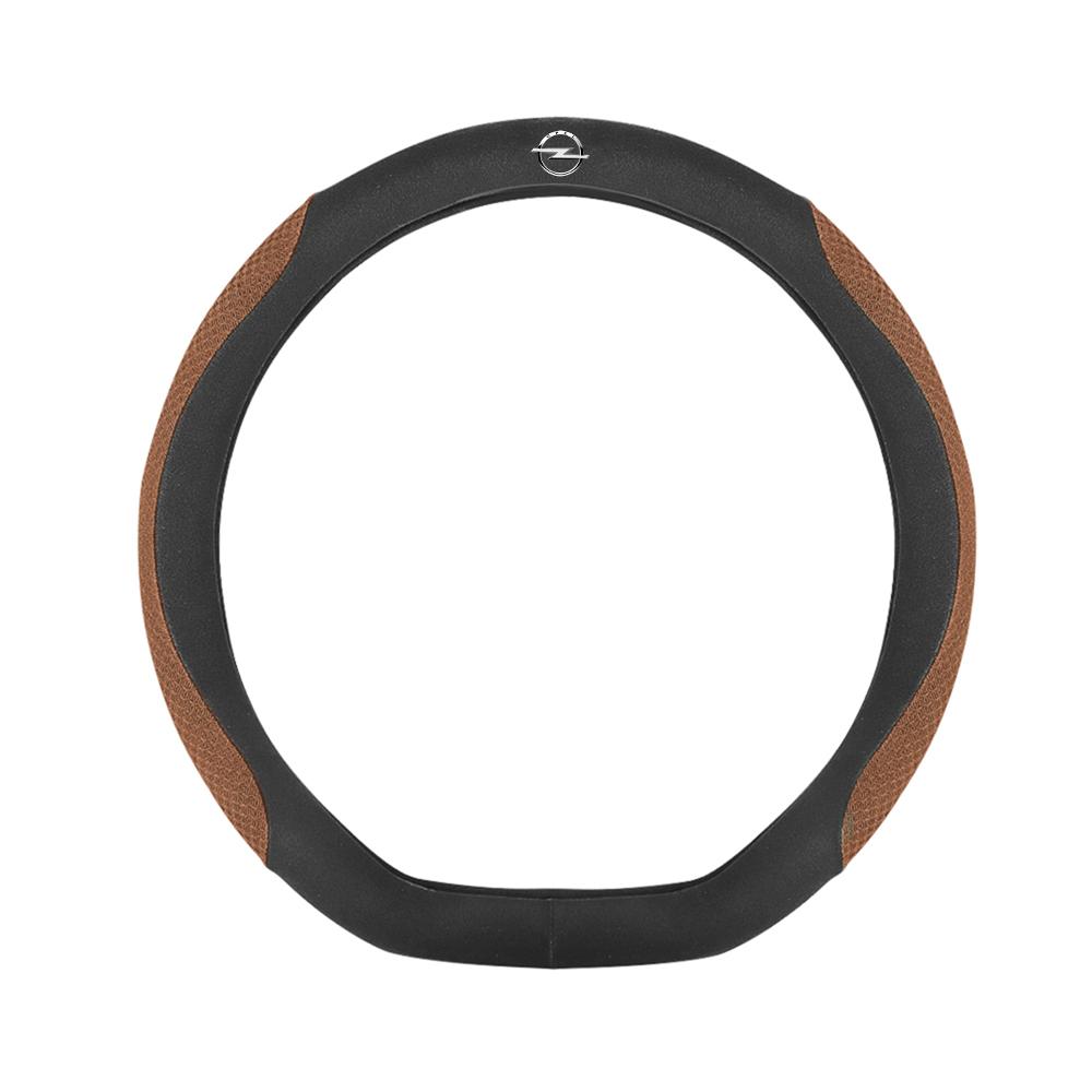 AAHK1 Car Steering Wheel Soft Suede Protector Cover Decor Accessories For Opel Zafira b Corsa d Insignia Mokka Regal Car Valve Cap