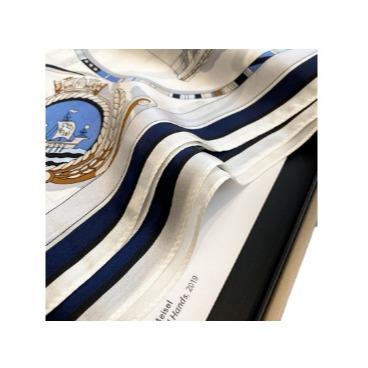 1116 new spring and summer sailing 71X71 silk square scarf Korean version fashion mulberry silk scarf gift scarf scarf