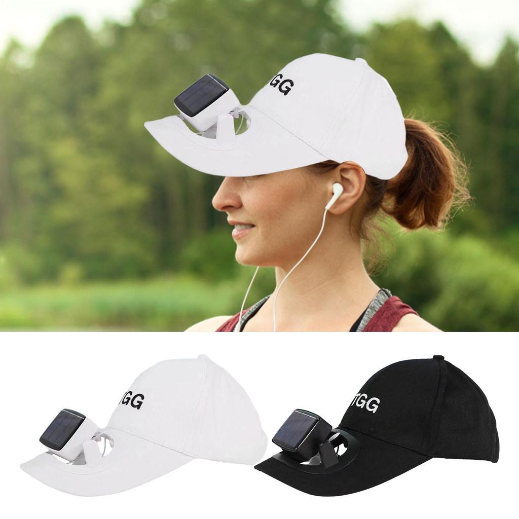 Solar Fan Hat Summer Fan Cooling Baseball Hat Summer Camping Hiking Travel Hat Sunscreen Sunshade Hats For Outdoor Camping