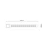 Cable Tie 4.8X360Mm Black - 100Pcs
