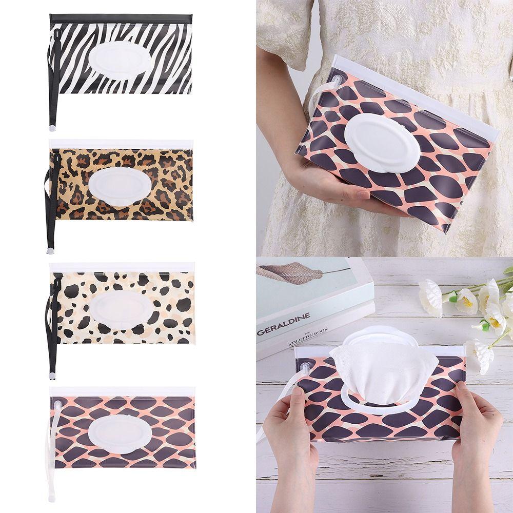 EVA Cosmetic Pouch Snap-Strap Wipes Holder Case Cute Carrying Case Baby Product
