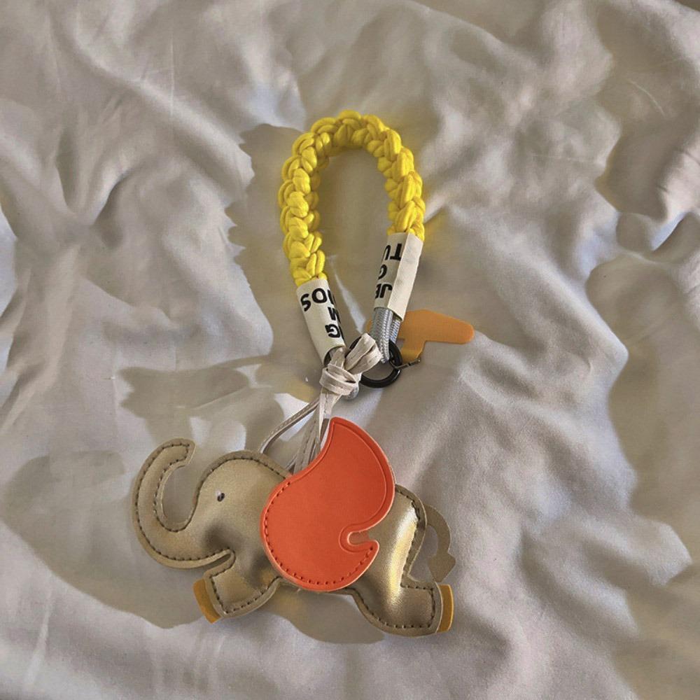 Flying Wings Elephant Keychain Animal Pendant Key Chain Holder Keyring Accessories Bag Decoration