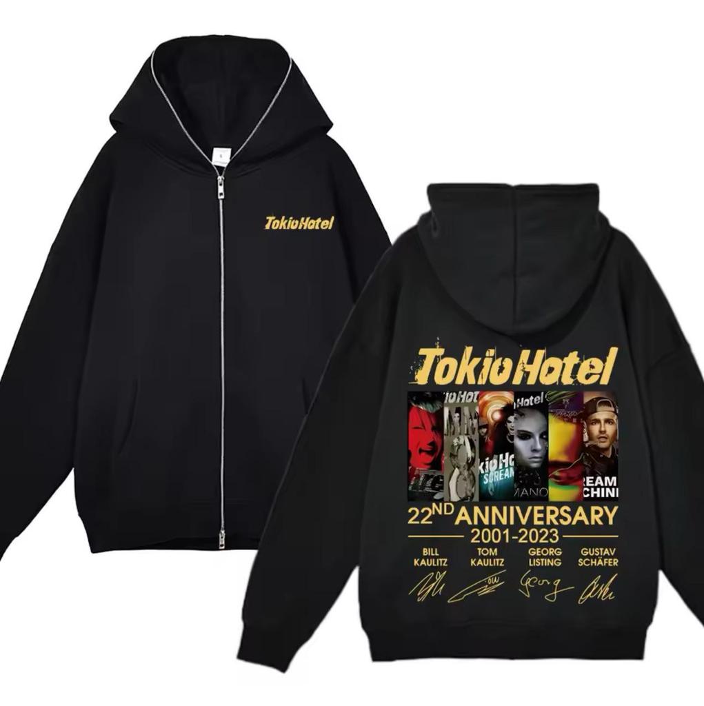Tokio Hotel Билл Каулитц Рок-группа Y2K Худи на молнии