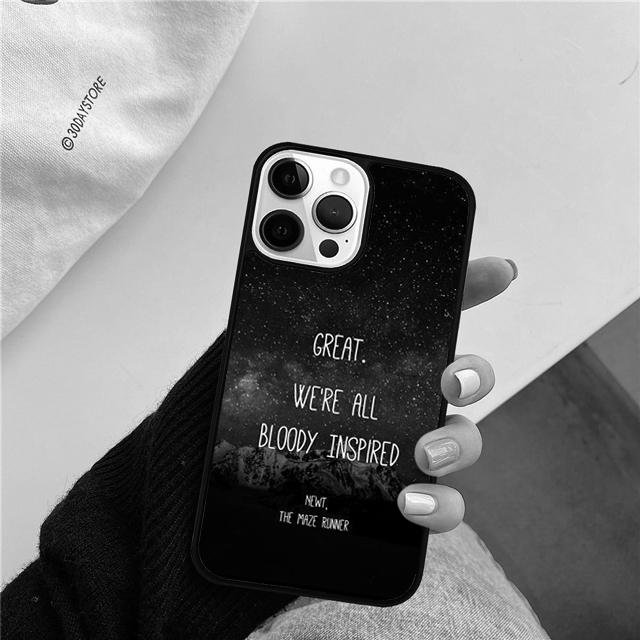 Чехол для телефона Maze Runner Задняя крышка для iPhone 17 Air 16 15 14 13 11 12 Pro Max Plus Shell Coque