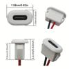 1Pc USB-C Charger Plug Socket 3A High Current Fast Charging Jack Port USB Type C Connector Jack Female Type-C With Card Buckle