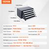 VEVOR Drill Bit Dispenser Cabinet, Five-Drawer Drill Bit Organizer Cabinet for #1 to #60 Steel Drill Dispenser Organizer Cabinet with Labels