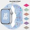 Original Silicone Strap For Apple Watch Band 44mm 45mm 40mm 41mm 38mm 42mm Correa Breathable Iwatch Series 9 8 SE 7 6 Ultra 2 49mm