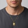 Non Fading Compass Pendant Necklace Silver Color Geometric Pendant Necklace  for Men Women