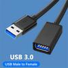 Кабель-удлинитель USB 3.0 5 Гбит/с для ТВ-приставки, Smart TV, ноутбука, ПК, высокоскоростной USB-кабель-удлинитель 0,5 м/1 м/1,5 м/2 м/3 м/5 м