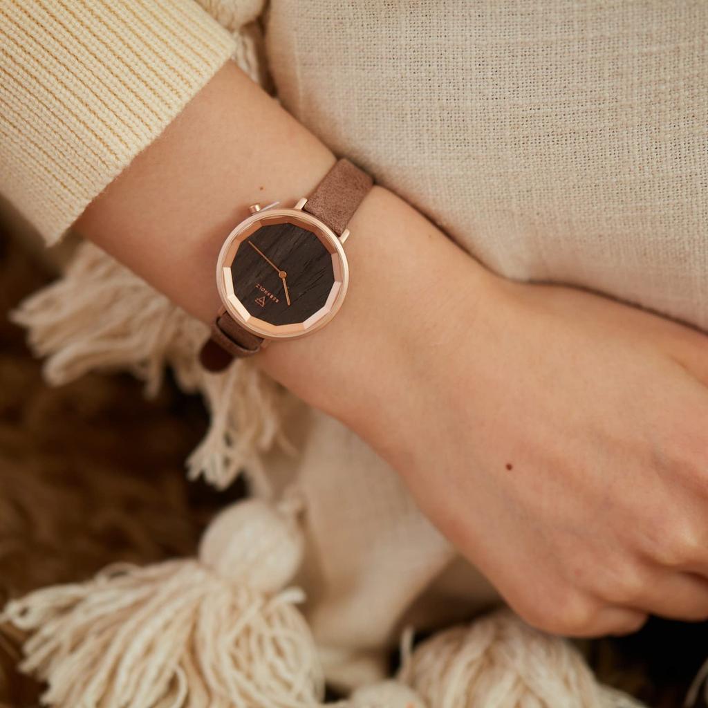 Curbholz немецкие оригинальные импортные женские часы EMIA5703, деревянные, дизайн, водонепроницаемые, продукт,