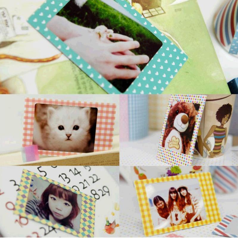 20 шт. Слот DIY Бумага для скрапбукинга Po Наклейки Альбомы Декоративные Поз Рамки Наклейки Для Instax Mini Пленки Домашний Декор