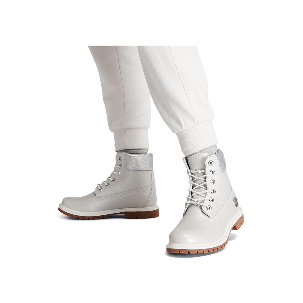 Timberland 6 дюймов Повседневные короткие ботинки Martin женские светло-серые A2M4D