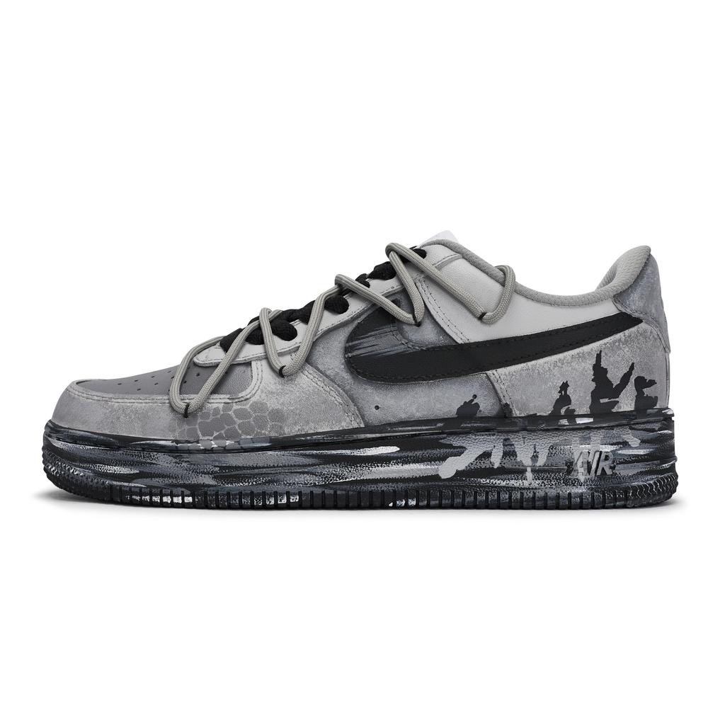 Nike Air Force 1 811 Manufacturing, Collapse Continent, Special Shoe Box Slip Resistant Slip Resistant Low top CW2288-111(Team80-S-BOX)