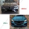 Передний сплиттер Передняя губа Передний бампер Спойлер для Mercedes Benz E-Class W213 E63 AMG 2016-2020 Комплекты нижнего сплиттера диффузора