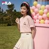 Fila Повседневная хлопковая футболка с принтом кота