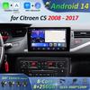 Мультимедийный плеер для автомагнитолы Android 14 для Citroen C5 2008 2009 2010 - 2017 DSP Стерео WiFi GPS Навигация 4G Bluetooth Разделенный экран