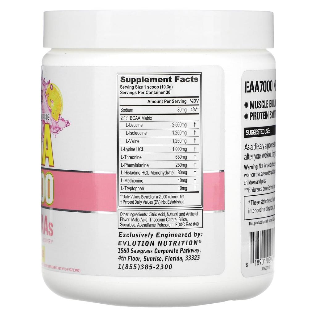 Eaa 7,000, Pink Lemonade, 309G(10.9Oz)