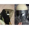 Universal 3 Snap Flip Up Visor Shield Lens for  Open Face Motorcycle Helmet