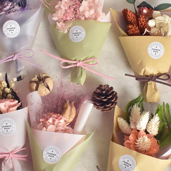 Сушеный Тисненый Цветок Натуральный Мини Сухой Цветной Милый Портативный Цветочный Букет