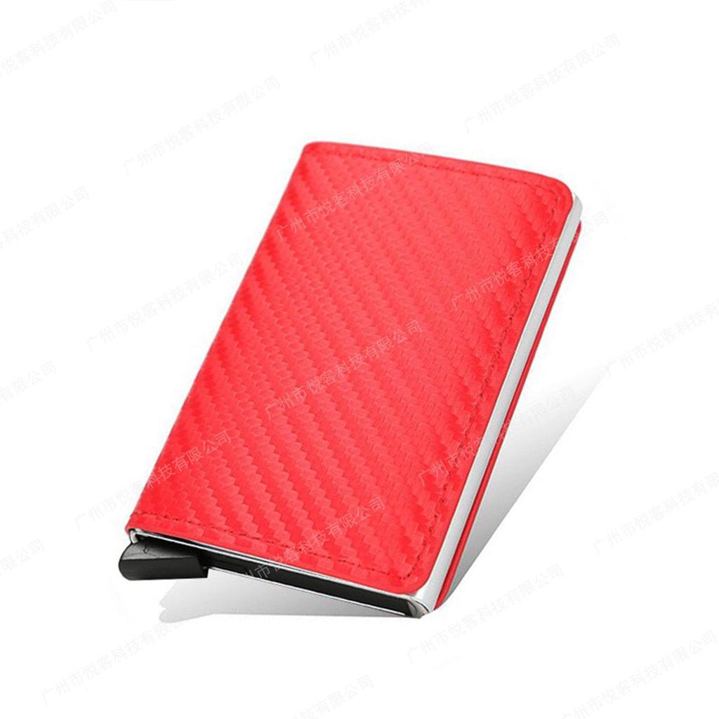 Ultra-Thin Men's Anti-Skimming Carbon Fiber RFID Wallet