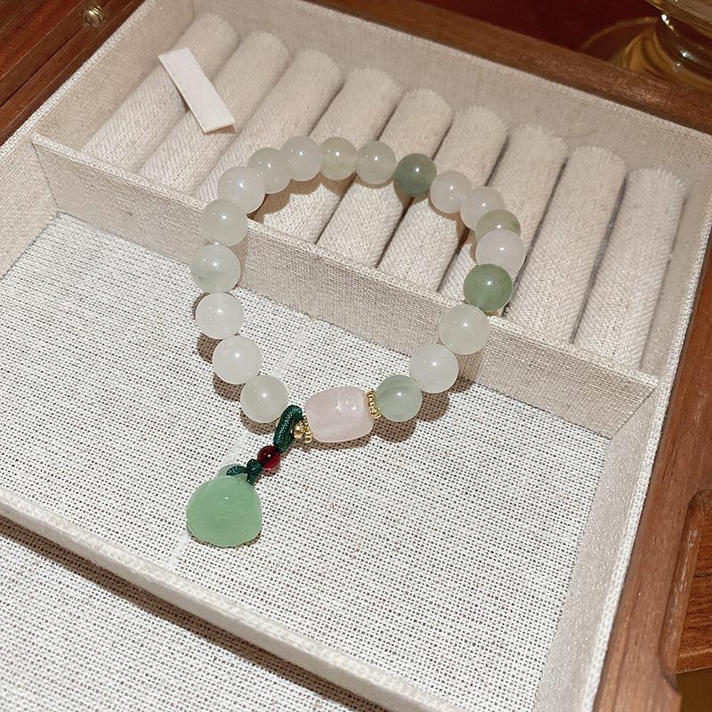 Natural Stone Bracelets Sweet Dopamine Pearl Baroque Bracelets Simple Collarbone Chain Fashionable Temperament Accessory