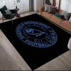 Sheffield Wednesday Flannel Pattern Square Carpet,Area Rug,Carpet Rug for Living Room Bedroom Sofa Playroom Decor,Non-slip Floor Mat