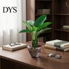 Decorative Vase for Flowers Clear Hydroponic Vase, Glass-Like Plastic Plant Holder, Modern Home Office Desk Decoration Table Centerpiece Shelf Window