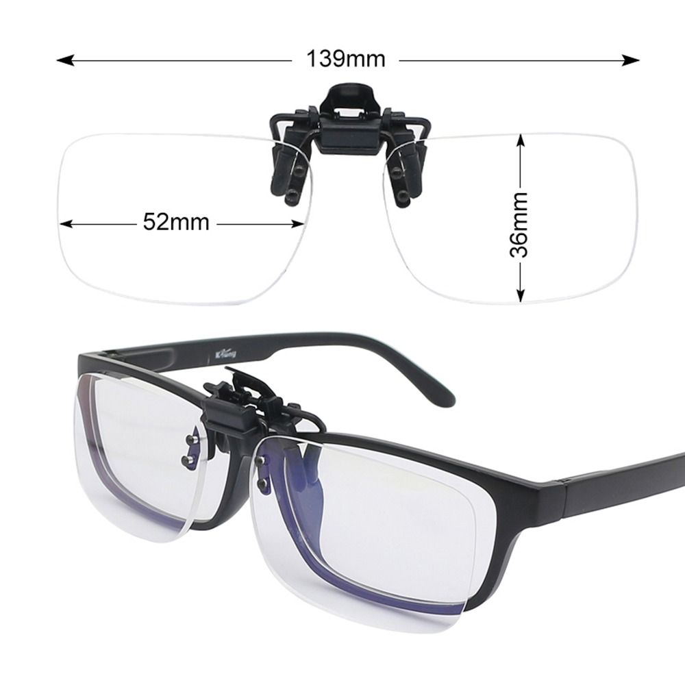 Ultra-light Clip Presbyopic Glasses Flip Up Down Magnifying Glasses Reading Glasses For Reading