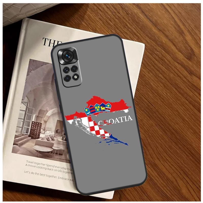 Чехол-футляр с гербом и флагом Хорватии для Xiaomi Redmi Note 14 13 9 10 11 12 15 Pro Plus Чехол для Redmi 15 C 13C 12C 10C 14C