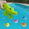 New Summer Plastic Baby Crocodile Bath Toys Are Perfect For Fishing Catching Games Toddlers Kids Fun To Playing In Water