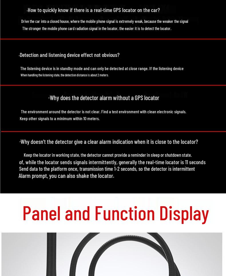 K18 Anti-Surveillance Detector: High-Sensitivity Wireless Signal Scanner for Eavesdropping and GPS Tracking Detection