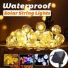 Солнечные пузырьковые шары Лампочки Гирлянды Уличные капли воды Уличные водонепроницаемые шары Рождественские огни Патио Праздничная вечеринка