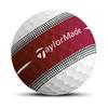 Полосатый мяч TaylorMade Golf Tour Response Multipack Dozen White